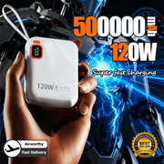 200000mAh 120W Power Bank – Portable USB-C Fast Charging for Phones