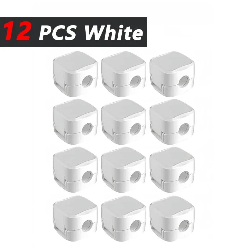 Magnetic Cable Clips – Adjustable Cord Holder for Desk, Wall & Car