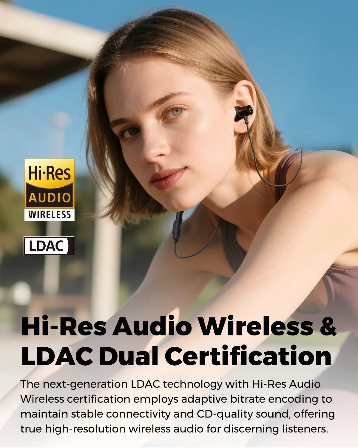 SOUNDPEATS Q40 HD Wireless Earphones – Bluetooth 5.4, LDAC Hi-Res Audio, IP67 & Fast Charging