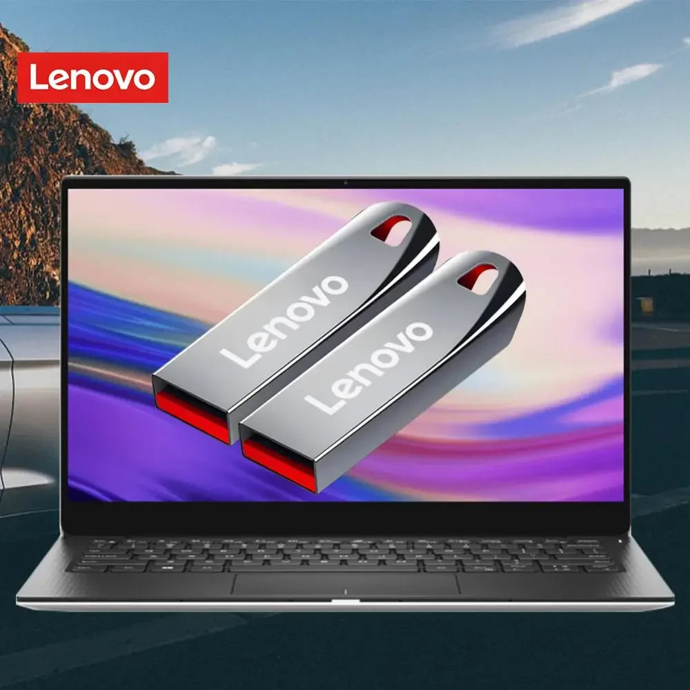 Lenovo USB 3.0 Flash Drive – 2TB/1TB/512GB Waterproof Metal Storage