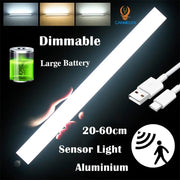Dimmable USB Rechargeable Motion Sensor Lamp – Minimal Ambient Lighting