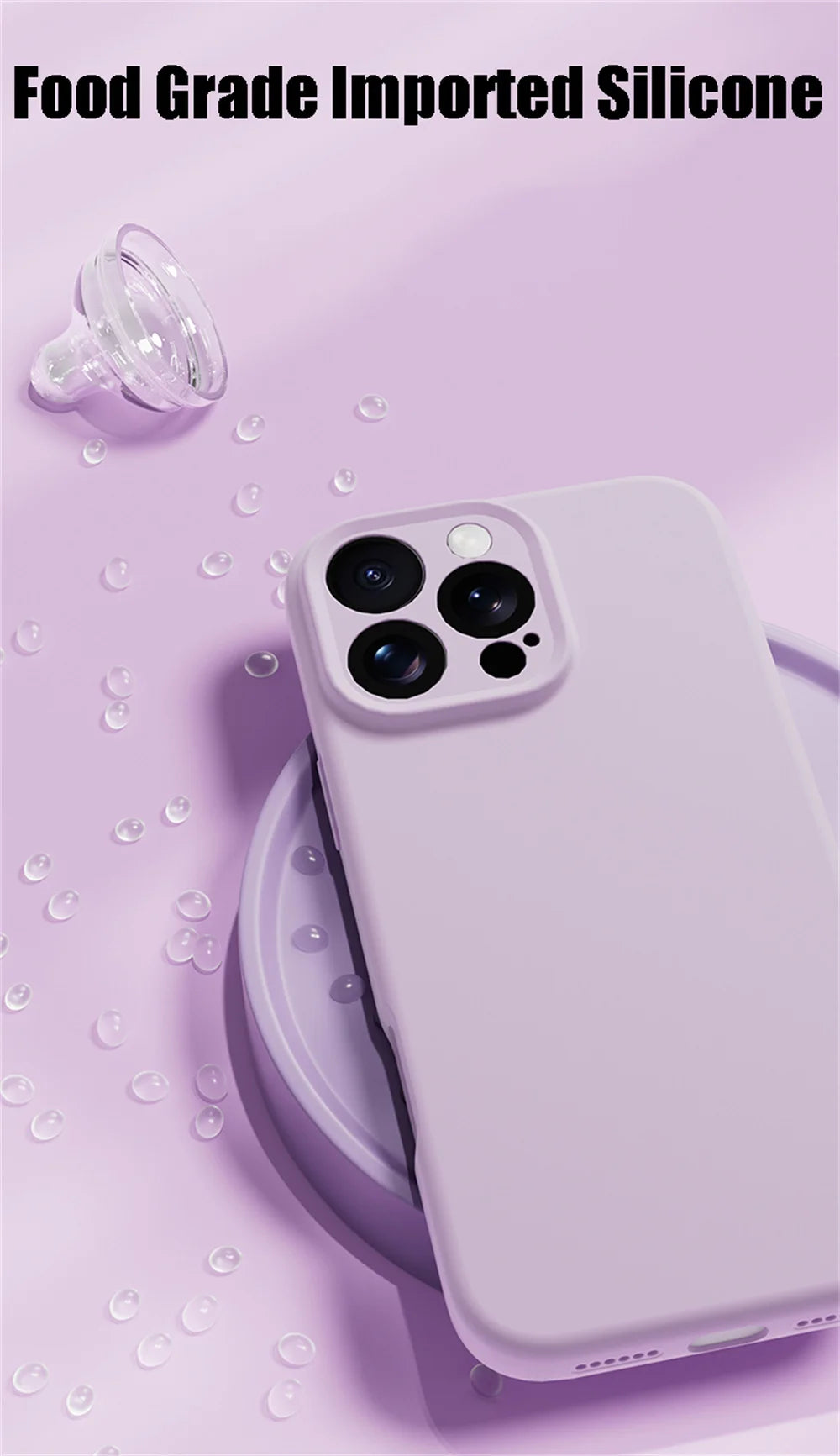 Luxury MagSafe Silicone Case – Smooth iPhone Cover