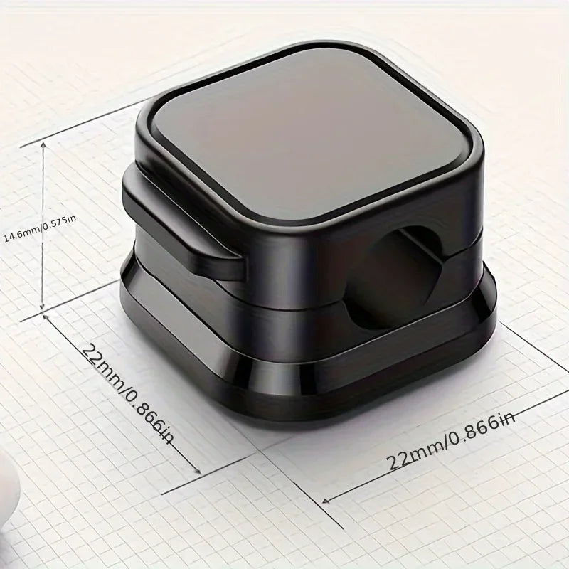 Magnetic Cable Clips 6pcs – Hidden Wire Management & Desktop Organizer