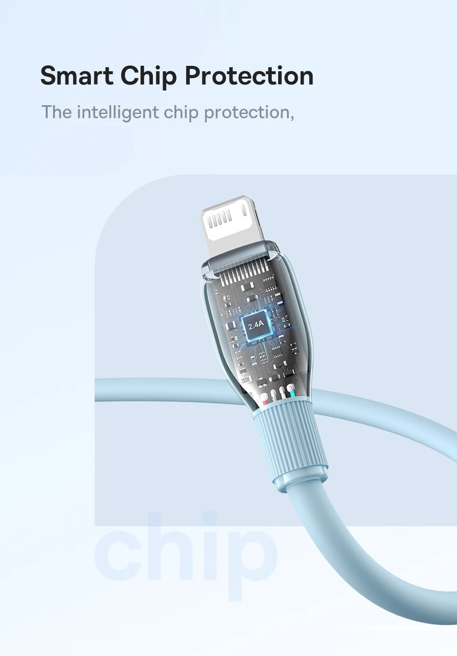 Baseus USB Cable 2.4A For iPhone Charging Cable USB Cord For iPhone 14 13 12 11 Pro Max Fast Data Charging Wire Cord