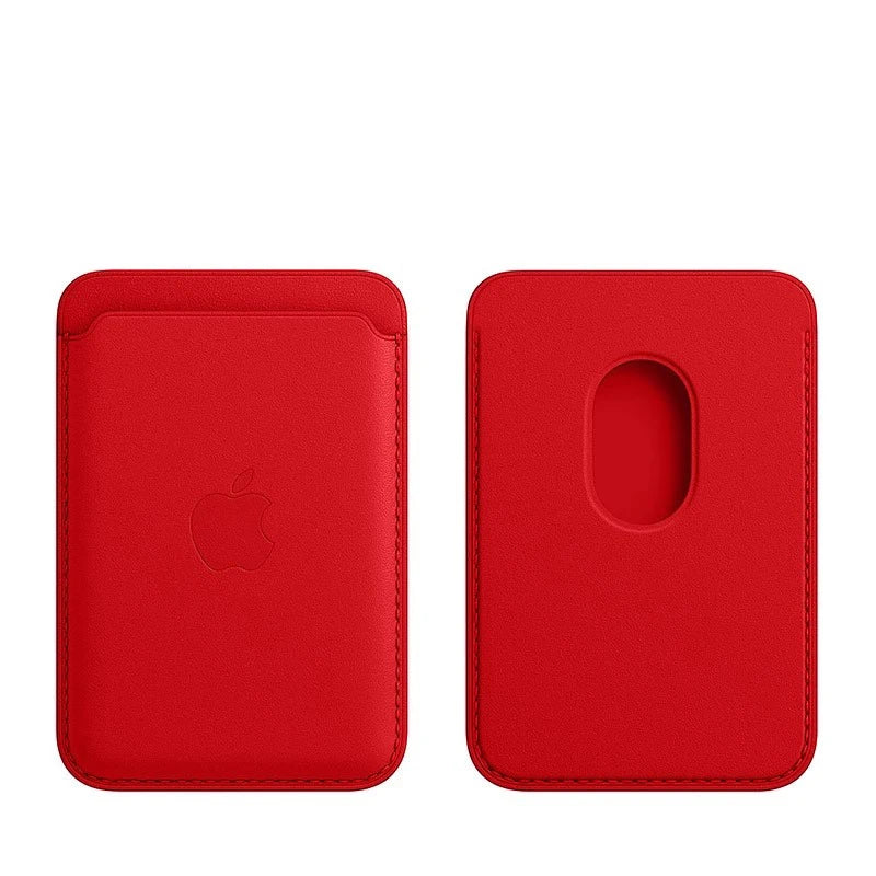 MagSafe Magnetic Leather Wallet Case for iPhone 17 Pro Max / 16 / 15 – Card Holder Cover