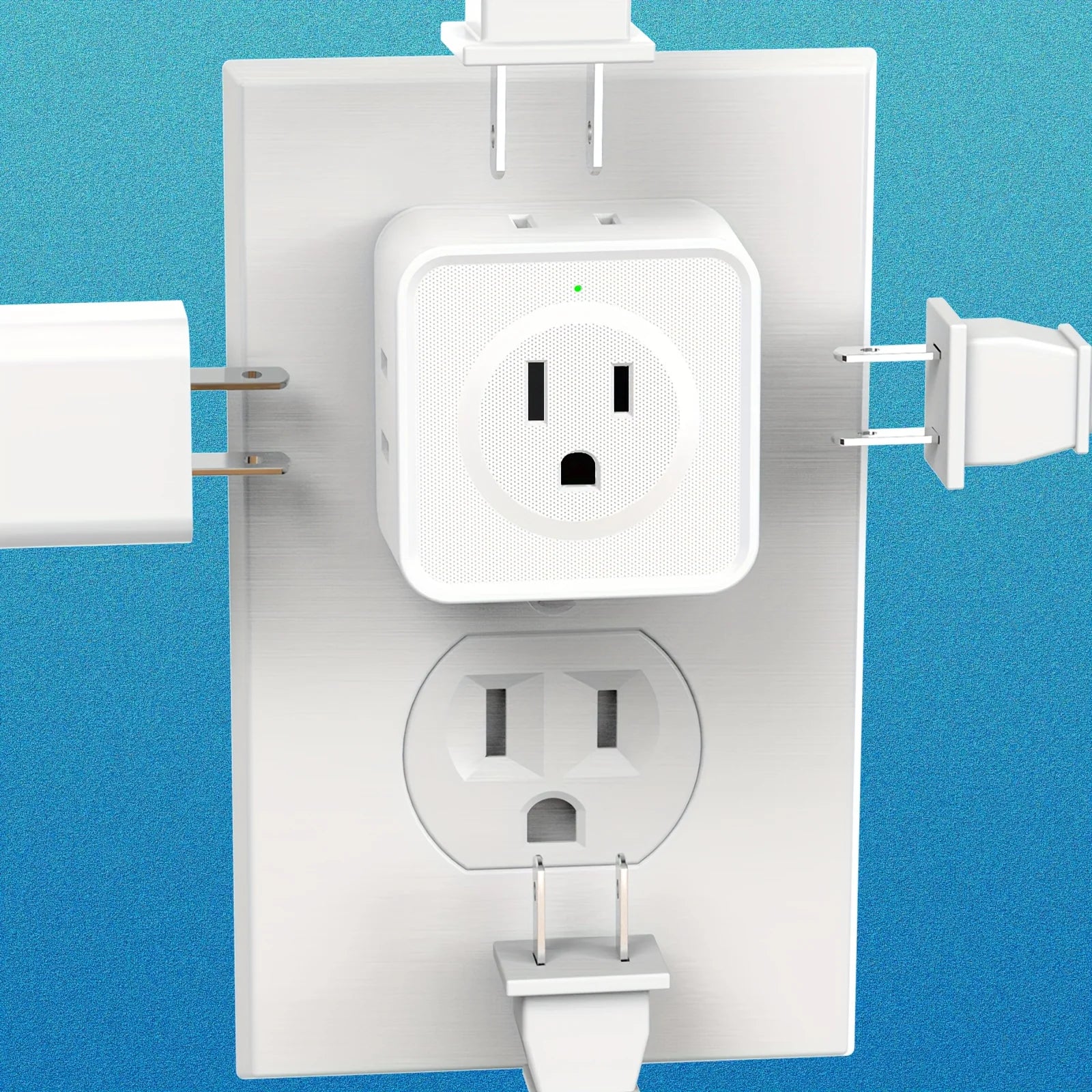 JcBlaon – Multi-Plug Outlet Splitter – 5-Way Power Expander