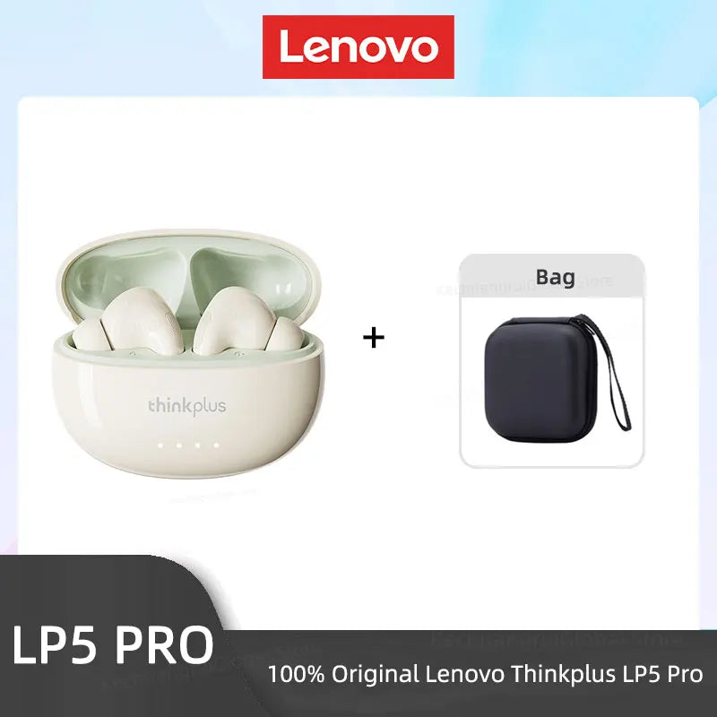 Lenovo LP5 Pro Wireless Earbuds – Bluetooth 5.4, HiFi Stereo Sound & Gaming Mode