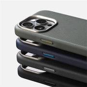 Premium Leather & Alloy iPhone Case – MagSafe Ready