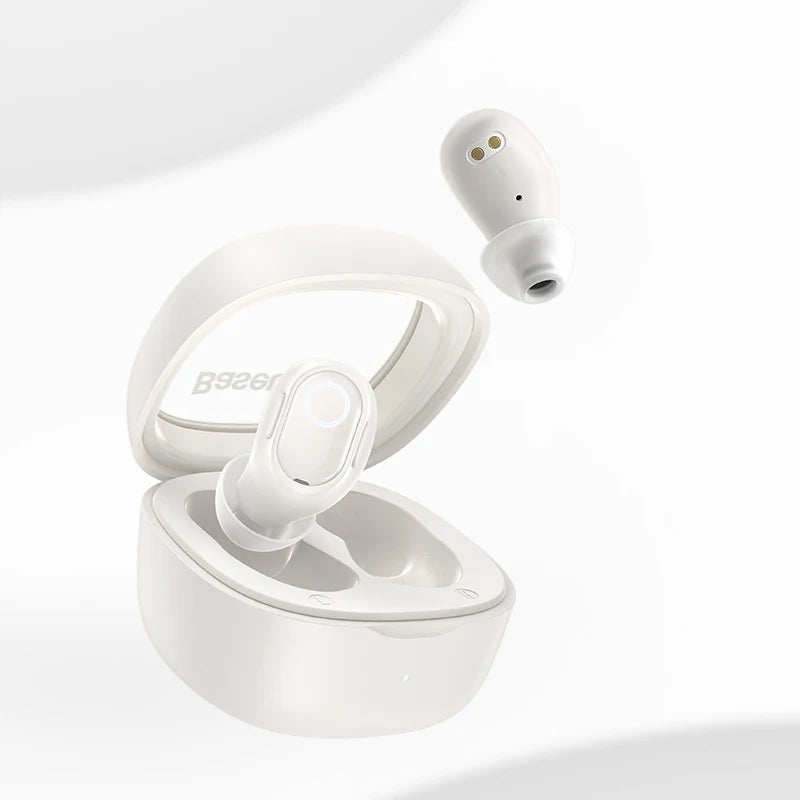 Baseus WM02 Wireless Earphones – TWS, Mini, 25H Battery