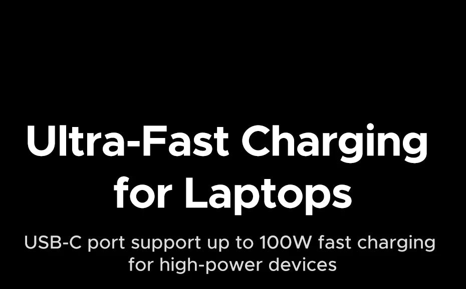 UGREEN 200W/100W/65W GaN Fast Charger – Desktop USB-C