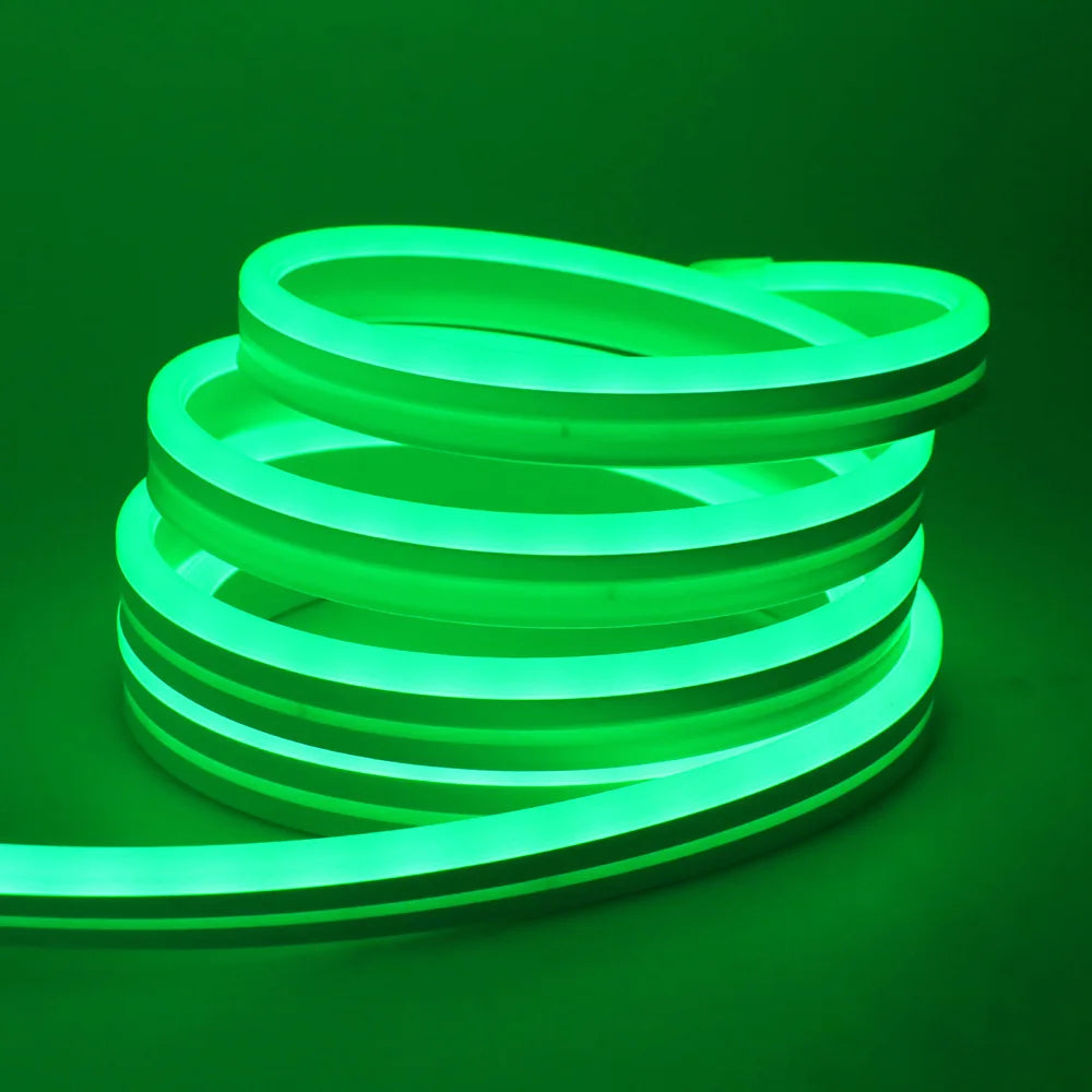 3535 RGB Neon LED Strip Lights 24V 5m 10m 20m 30m Neon Rope Light with Music Sync IP67 Waterproof Light Strip for Home Decor