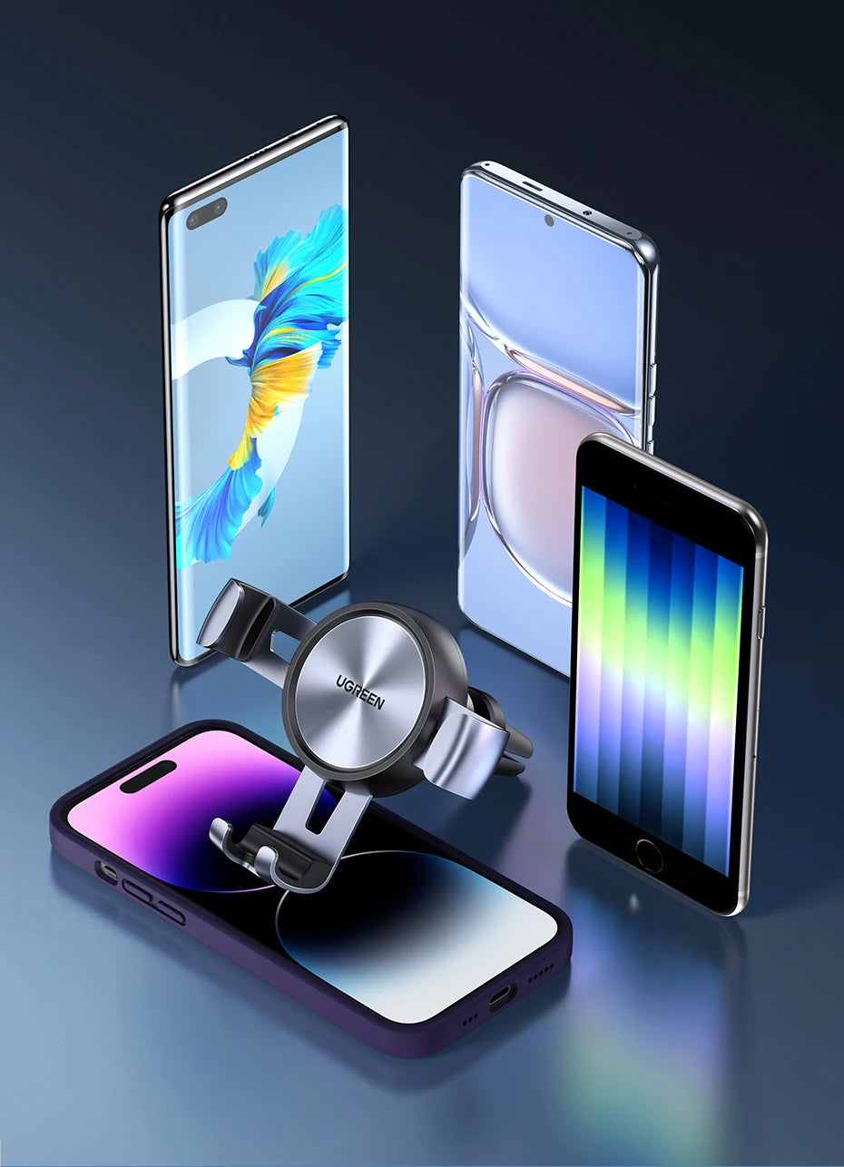 UGREEN Auto Car Phone Stand – Gravity Mount for iPhone & Smartphones