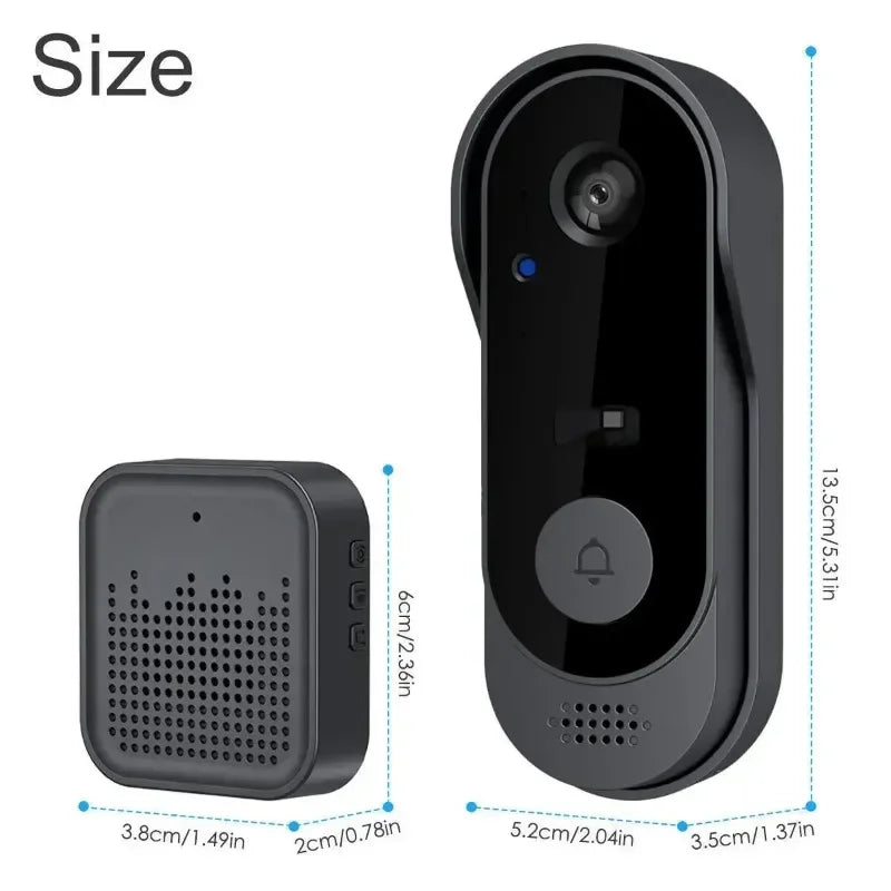 Tuya WiFi Video Doorbell – HD Camera & Outdoor Security