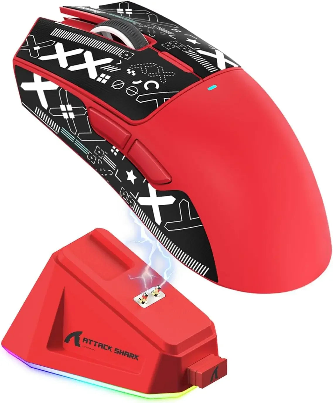 ATTACK SHARK X11 Gamer Mouse – Wireless, 3 Modes & Charging Dock