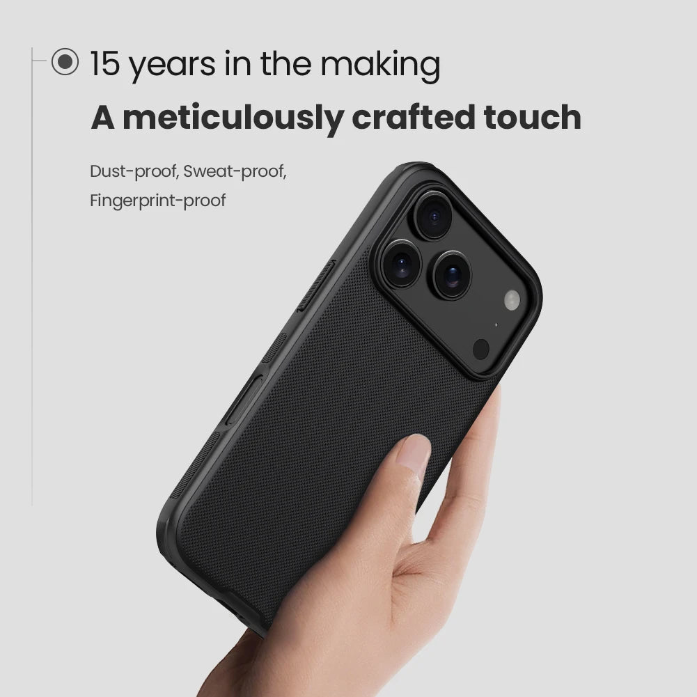 Nillkin Super Frosted Shield Pro Case for iPhone 17 Pro / 17 Pro Max – Shockproof PC+TPU Cover