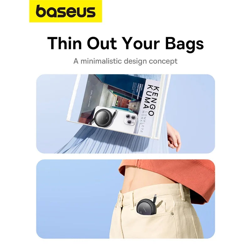 Baseus 100W Retractable USB-C Cable – Fast Charging