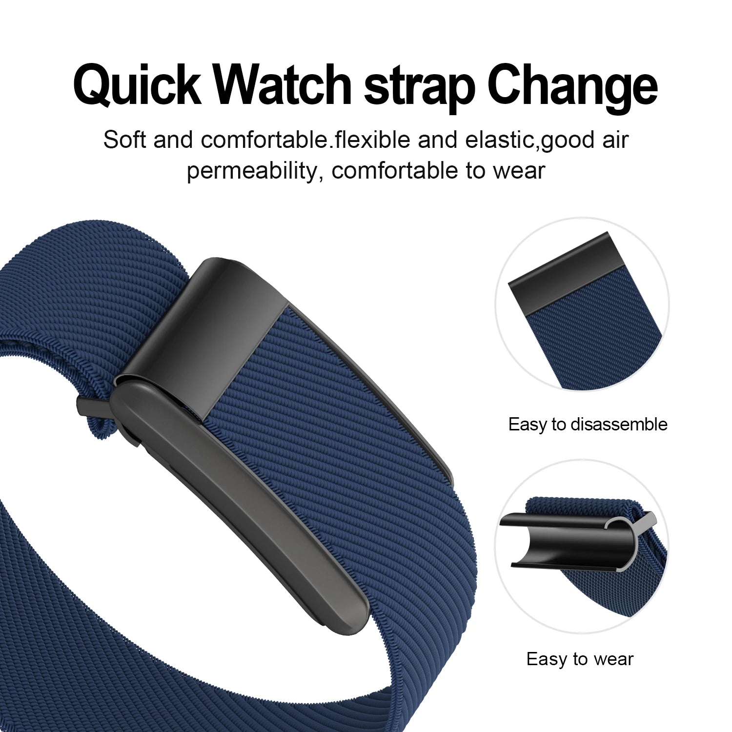 Whoop Sport Nylon Strap – Elastic Replacement Band