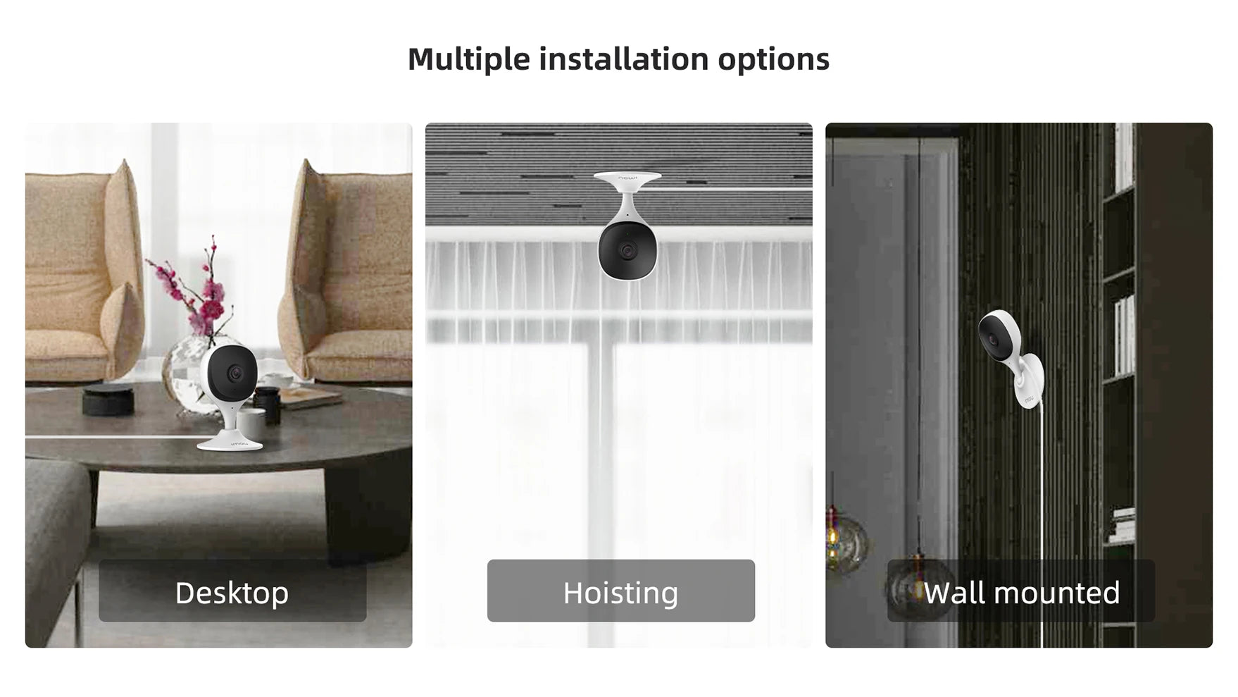 IMOU Cue 2E Indoor Wi-Fi Security Camera – Human Detection, Night Vision, 1080P Monitoring