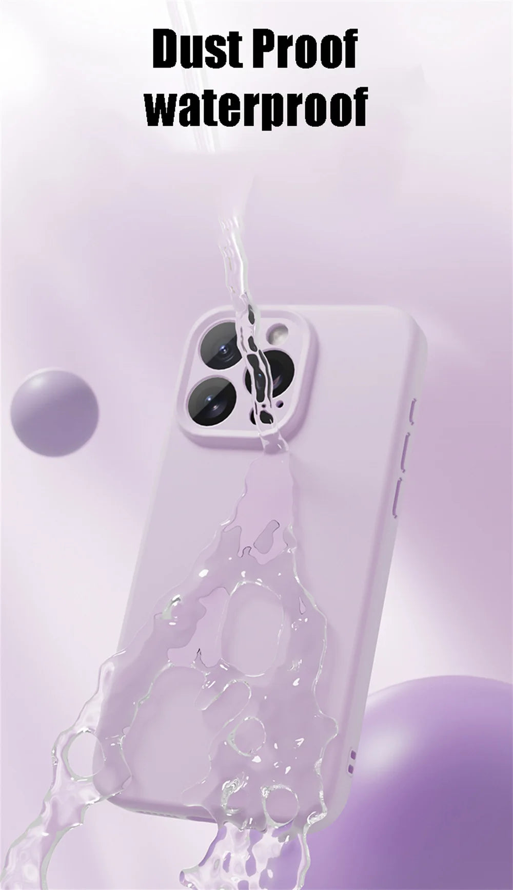 Luxury MagSafe Silicone Case – Smooth iPhone Cover