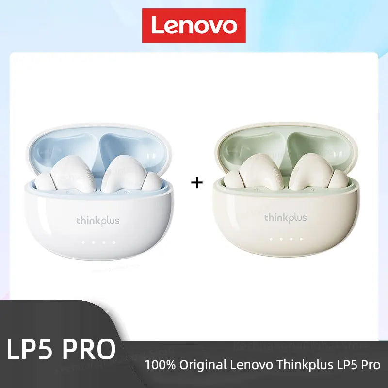 Lenovo LP5 Pro Wireless Earbuds – Bluetooth 5.4, HiFi Stereo Sound & Gaming Mode