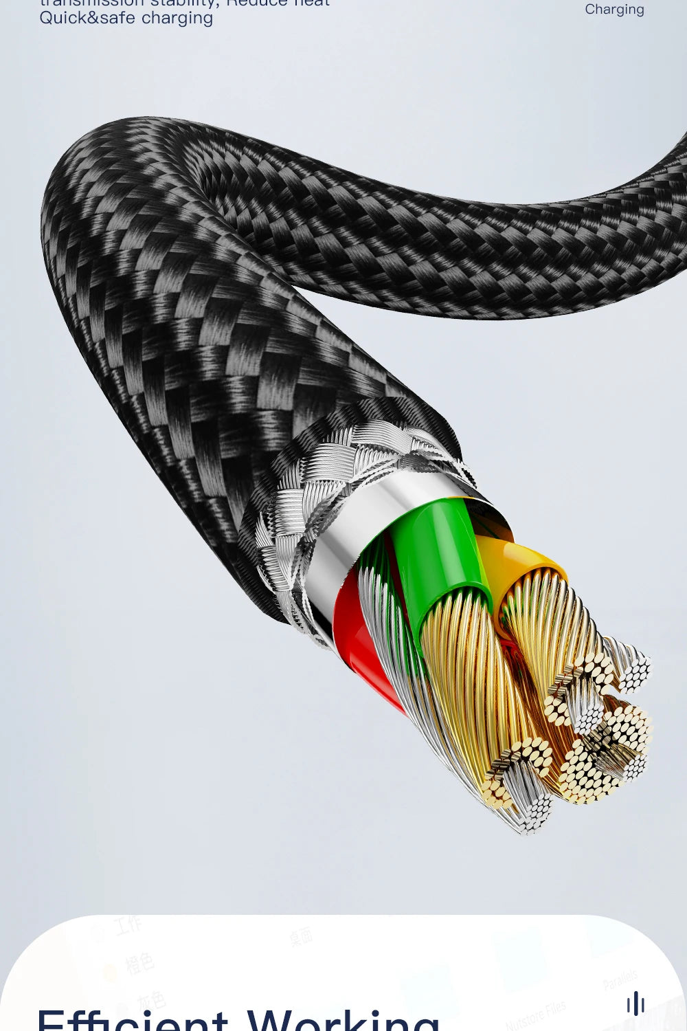Essager 100W USB-C Cable – 90° Fast Charging & Data Wire