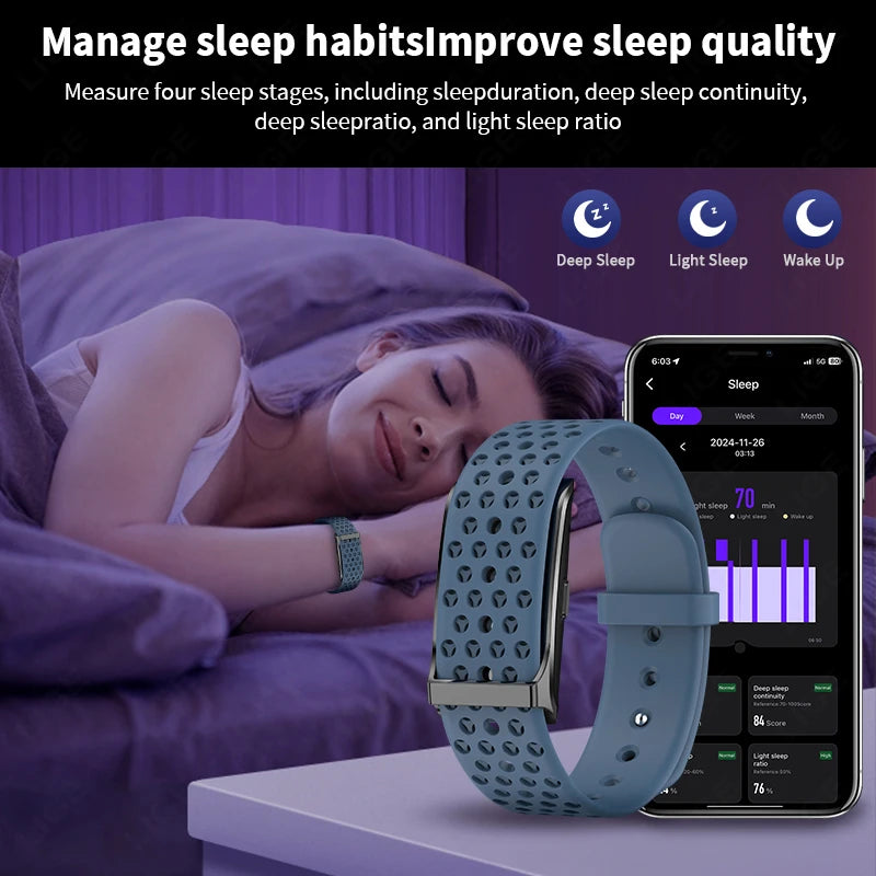 Smart Fitness Tracker Bracelet – Heart Rate & Pedometer