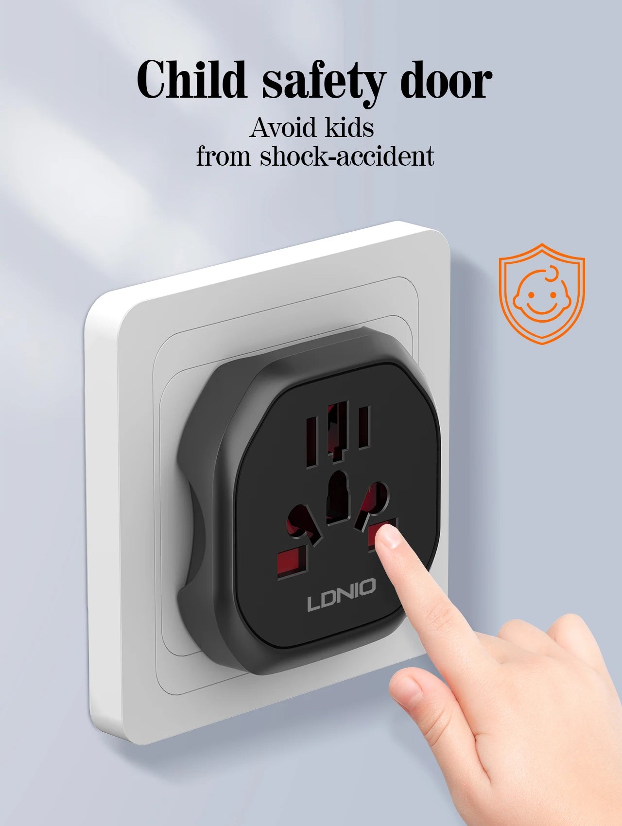 LDNIO Universal Travel Adapter – AU / UK / US / EU Plug Converter