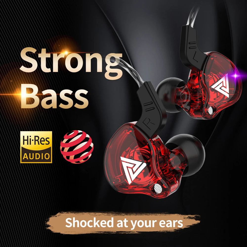 Original QKZ AK6 Earbuds – Stereo Sports Headphones