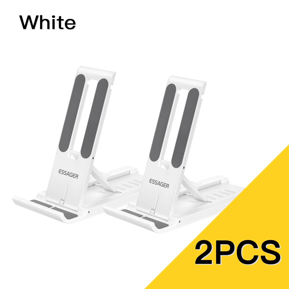 Essager Universal Desktop Mobile Phone Holder Stand For iphone14 13 Pro Max iPad Xiaomi Foldable Desk Bracket Portable Stand New