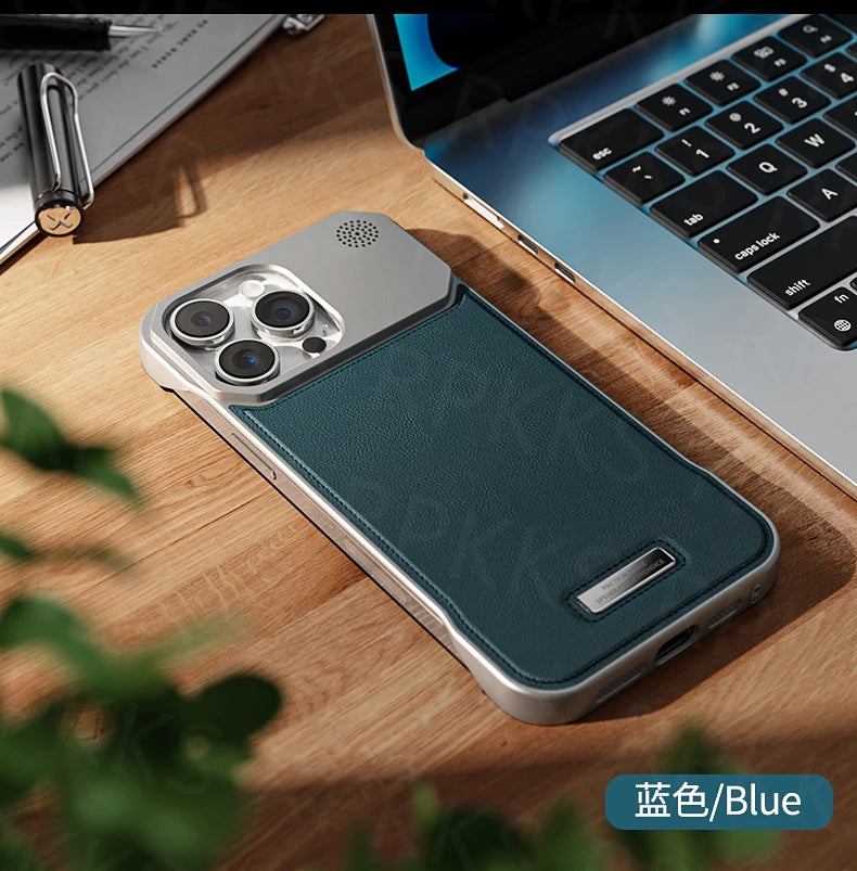 Business Leather iPhone Case – Magsafe Magnetic Armor