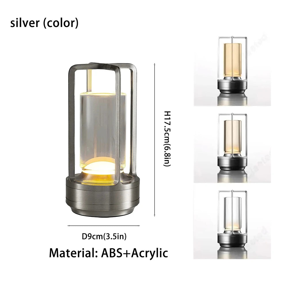 GGbingo Portable Cordless LED Table Lamp – Rechargeable Ambient Night Light