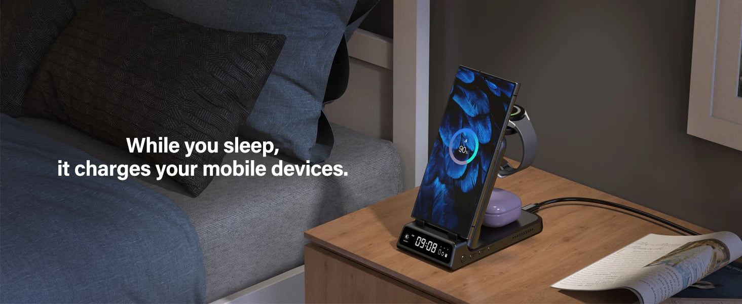 SwanScout 703S Wireless Charger – Samsung Phones & Watch