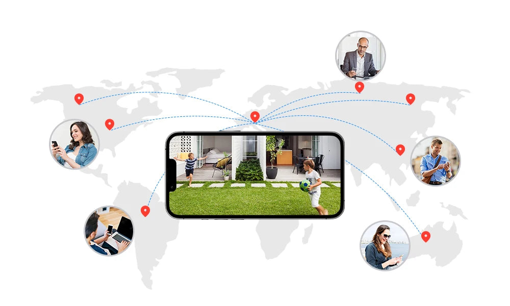 Outdoor PTZ Security Camera – 8MP 4K, AI Face Detection, Color Night Vision