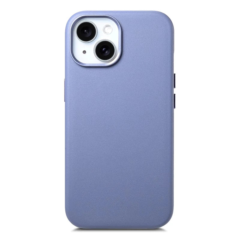 Magnetic MagSafe Leather Case for iPhone 14–17 Series – Wireless Charging Cover