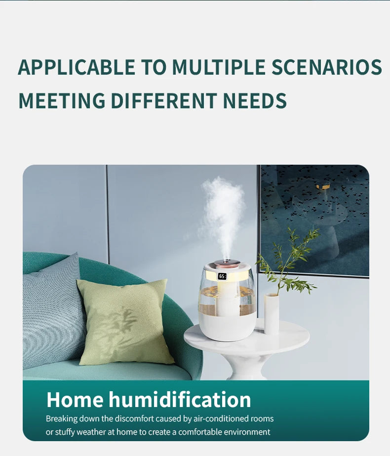Xiaomi Youpin Air Humidifier – Double Spray Aroma Diffuser with Light