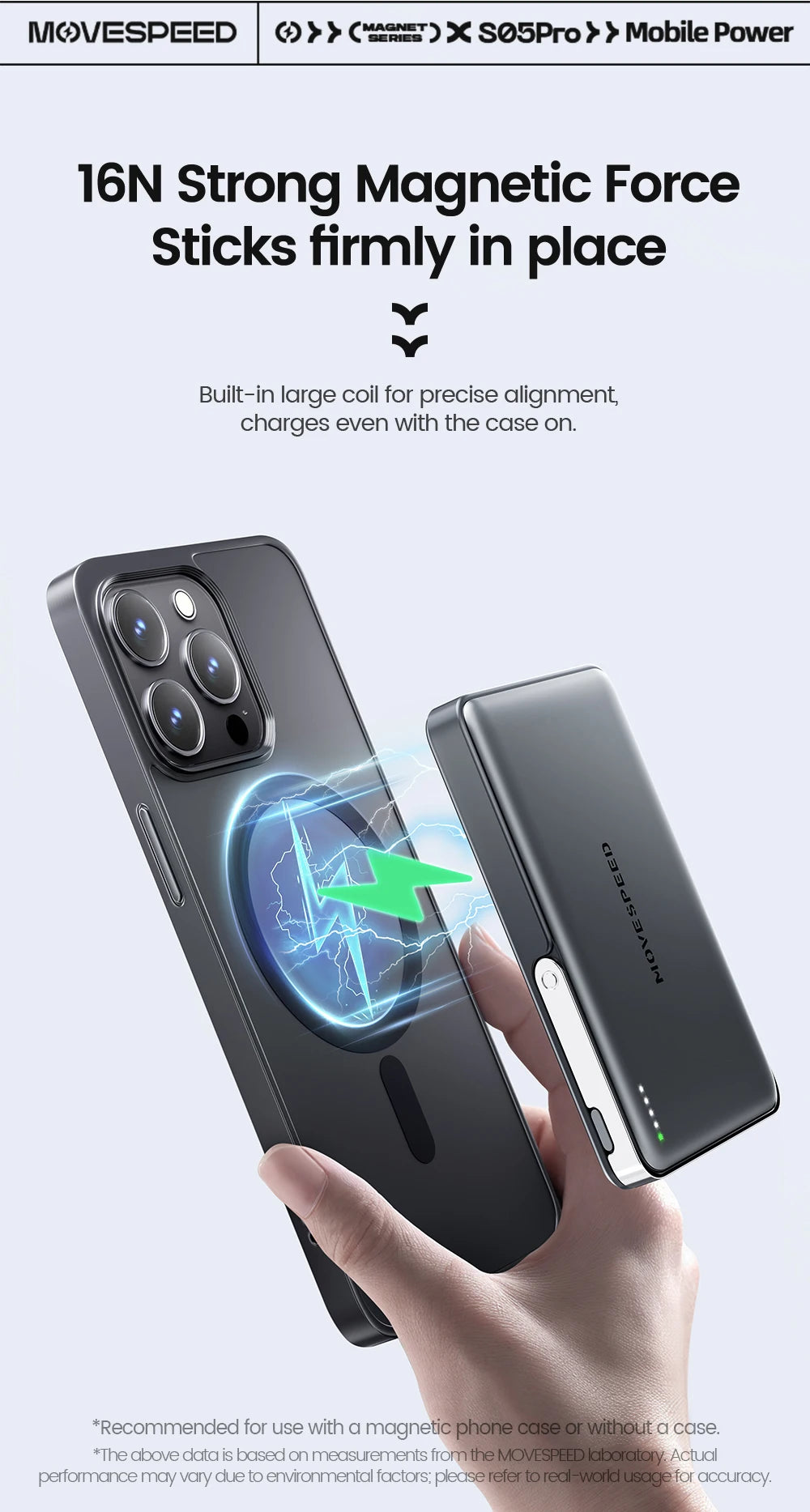 MOVESPEED S10Pro 10000mAh Magnetic Power Bank