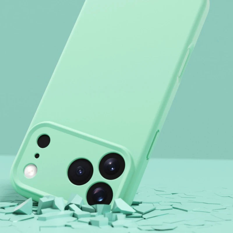 Matte Skin Liquid Silicone MagSafe Case – iPhone 17 / Pro / Pro Max / Air