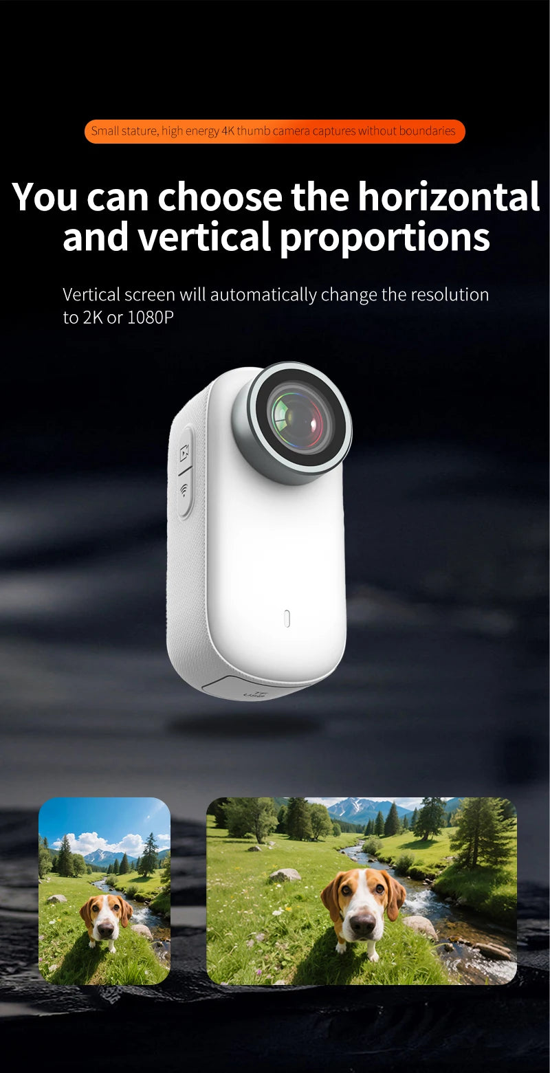 Mini 4K DV Camera – Hotspot, Microphone & 800mAh Battery
