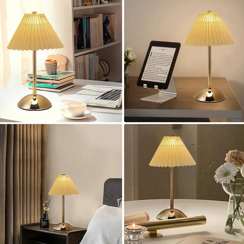Atmosphere LED Table Lamp – USB Rechargeable Night Light for Bedroom