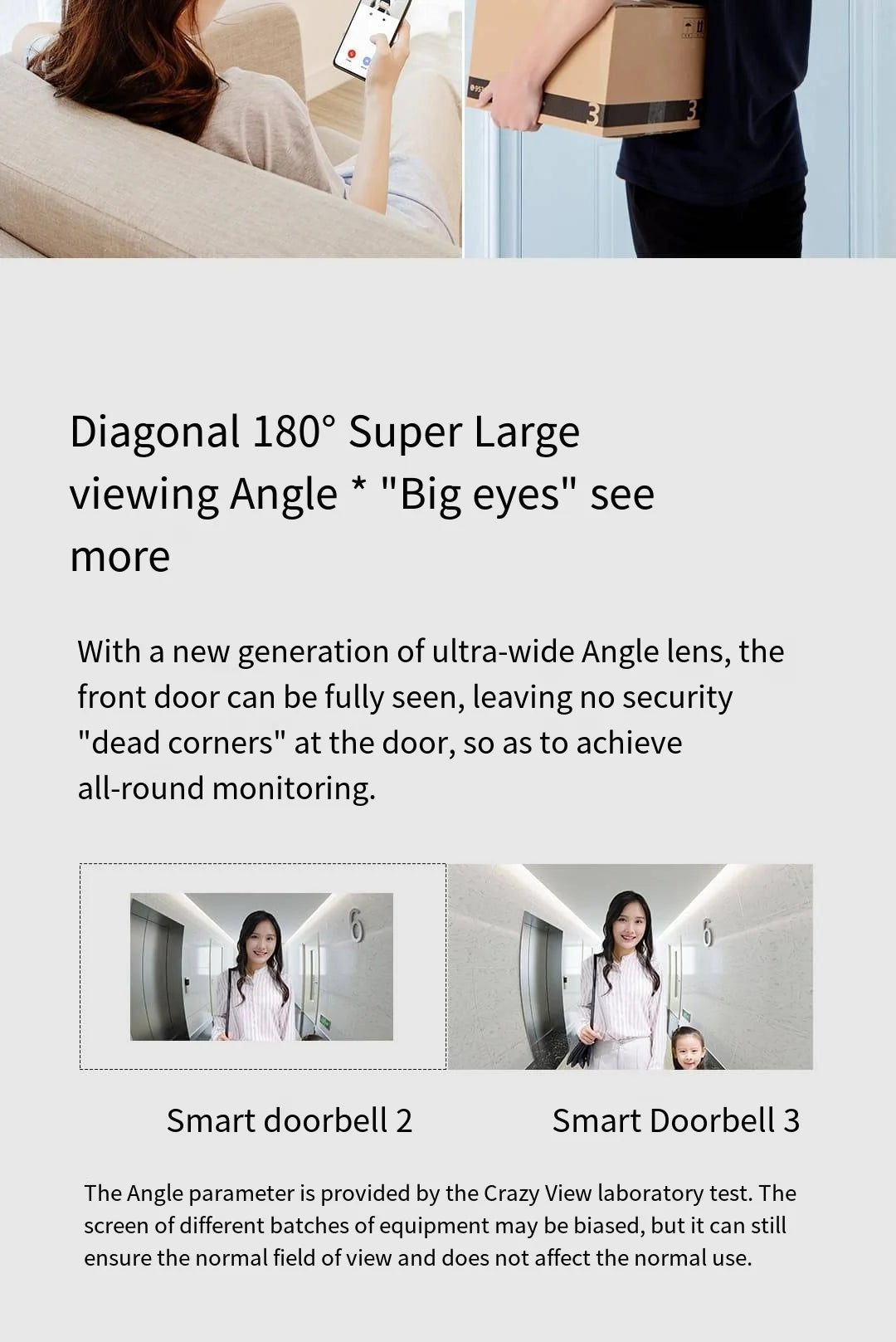 Xiaomi Doorbell 3 – Smart Video Doorbell with 2K HD & Long Battery Life