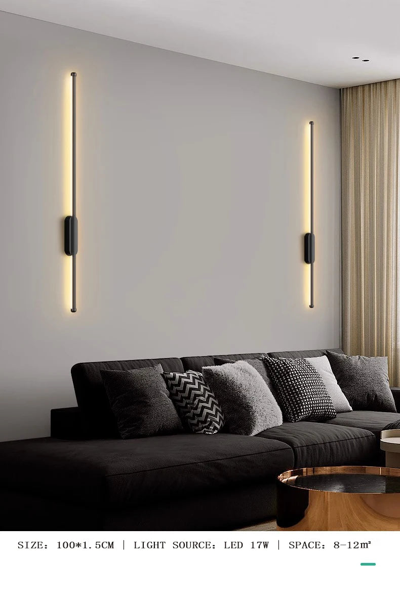 Wall Lamp for Bedroom & Kitchen – Black Gold LED
