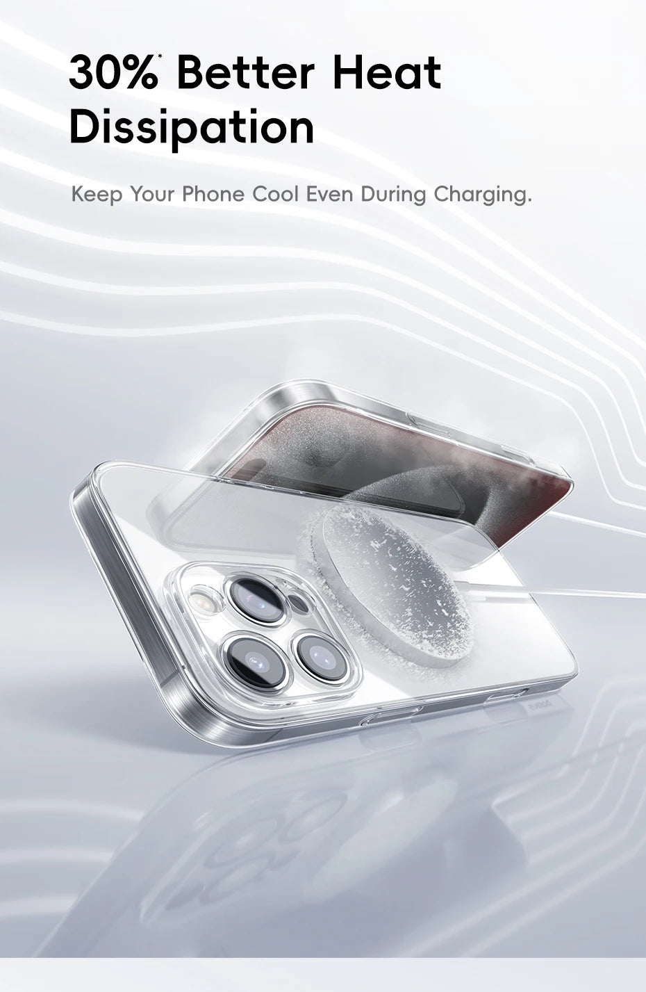 Baseus Magnetic Case for iPhone 17 16 15 14 Pro Max for MagSafe Wireless Charging PC Case for iPhone 13 12 11 Pro Max Funda Case