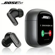 BOSECXT Ultra V11 Smart Touch Multi functional Large Screen TWS Wireless ANC Noise Cancelling Earbuds Enc Heavy Bass Earbuds