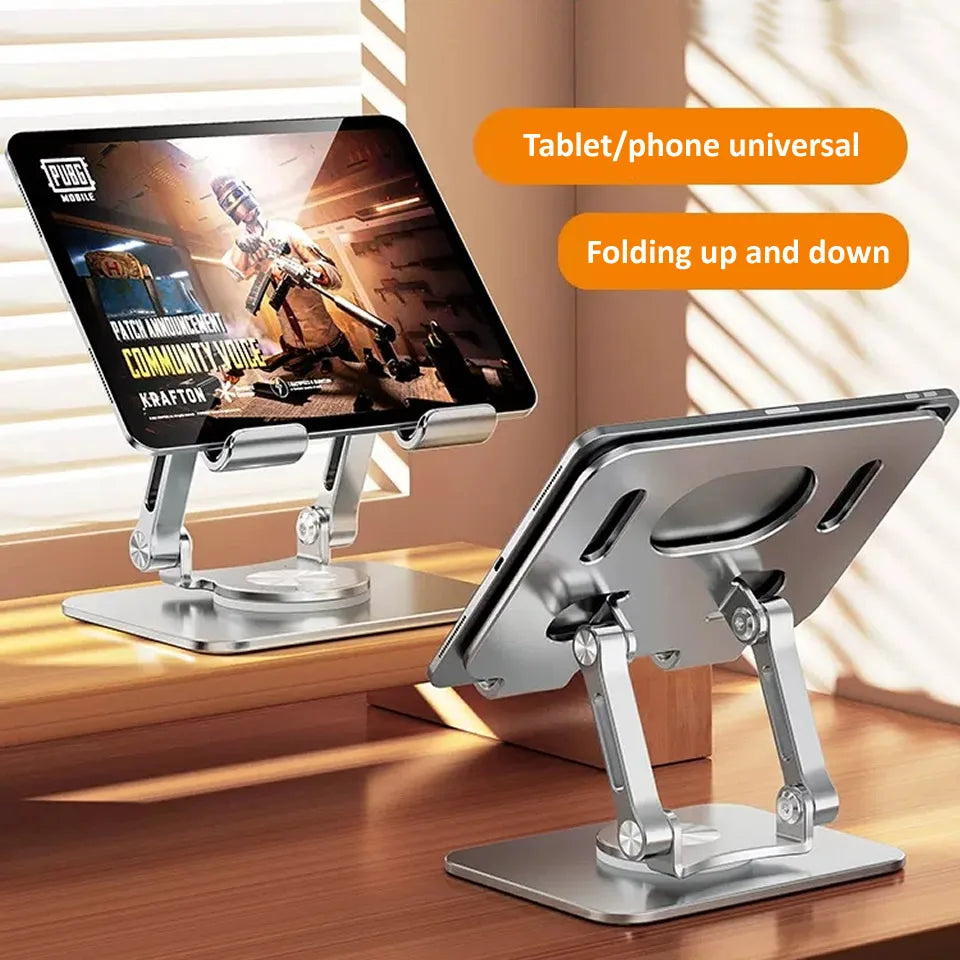 360° Tablet Stand – Adjustable Foldable iPad Holder