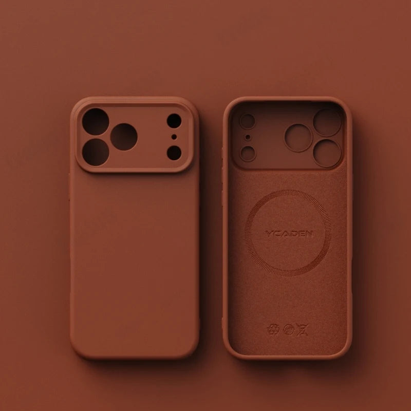 Matte Skin Liquid Silicone MagSafe Case – iPhone 17 / Pro / Pro Max / Air