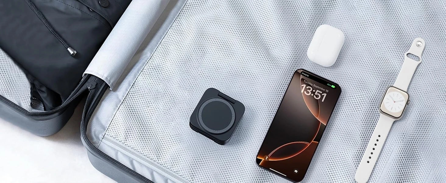 Fast 3-in-1 Wireless Charger – iPhone, Apple Watch & AirPods