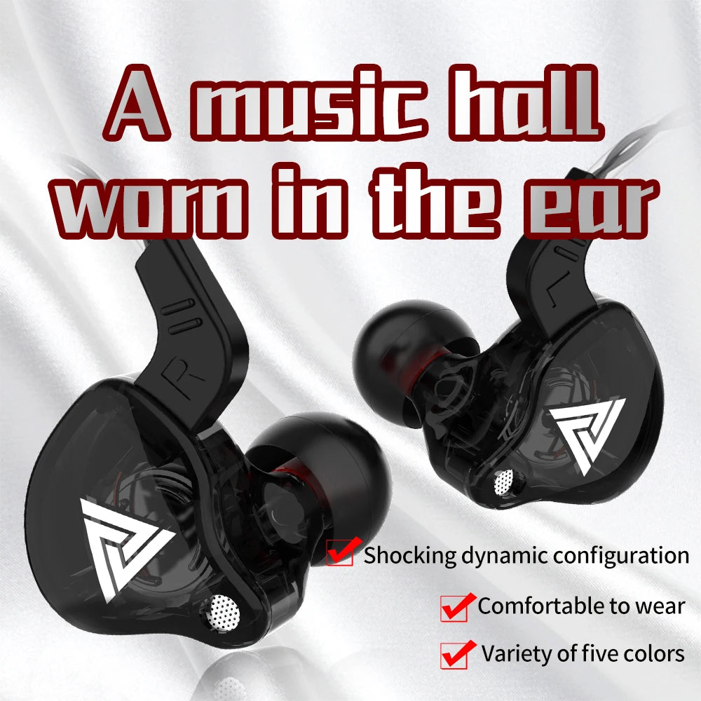 Original QKZ AK6 Earbuds – Stereo Sports Headphones