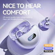 Bone Conduction Bluetooth 5.4 Earbuds – Waterproof Sport Headset with Mic