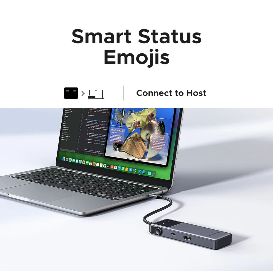 UGREEN Uno USB-C Hub – 6-in-1 Docking Station for MacBook & Laptop
