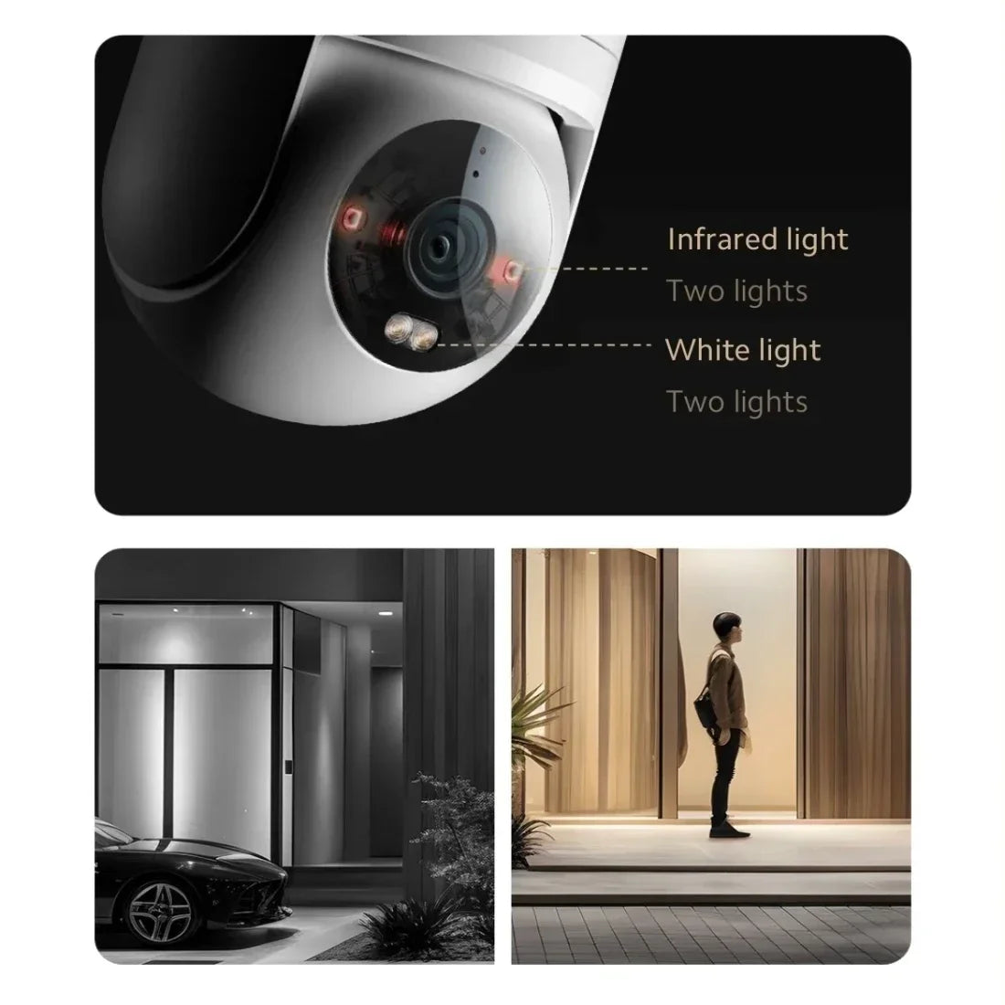 Xiaomi 2.5K HD Security Camera – Outdoor, Full-Color Night Vision, Sound & Light Alarm